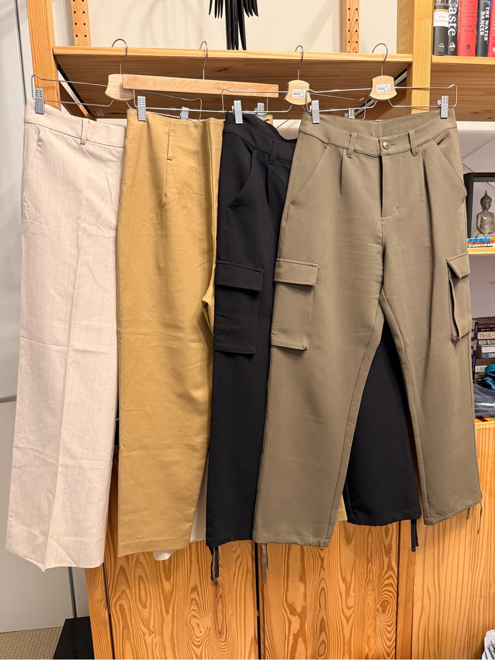 Lot of 4 Mixed Color Business Casual Cargo & Trousers - NWOT